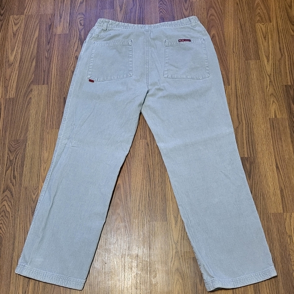 Vintage Oakley 100% Cotton Linen Pants Red Tag Black “O” Back Pocket W36 Y2K A57 - Picture 6 of 11